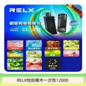 RELX悅刻電子煙積木Greator 抛棄式22000口三盒加100送主機