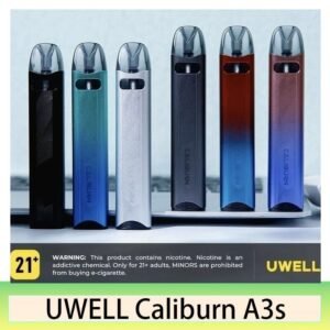 UWELL Caliburn A3S咖哩棒A3S POD電子煙主機官網評價說明書